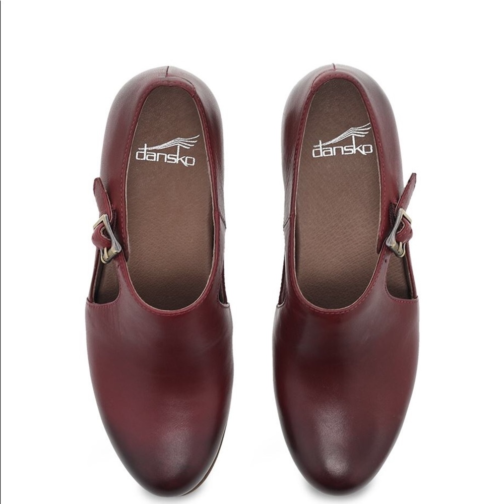 Dansko Hollie Wine Burnished Calf 39 - Picture 5 of 7